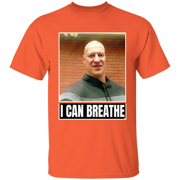 i can breathe shirt orange