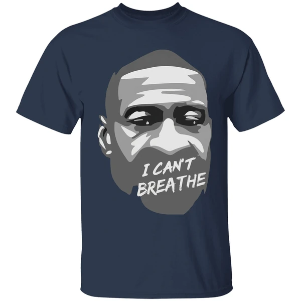 i cant breathe george floyd shirt navy