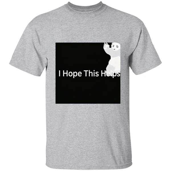 i hope this helps panda shirt sportgrey