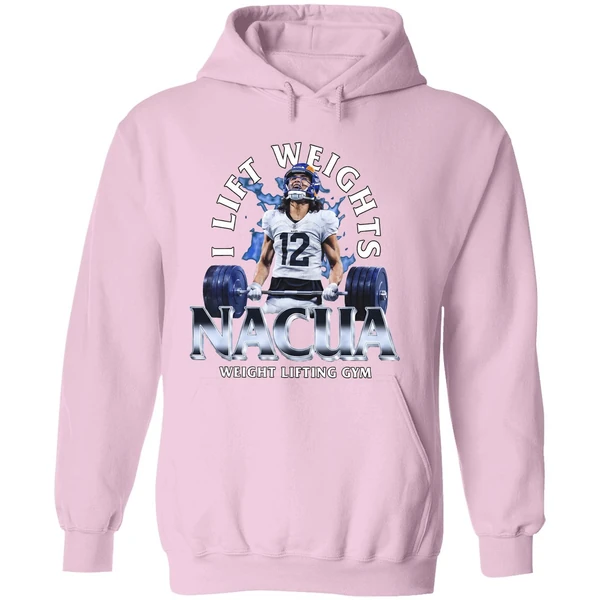 I Lift Weights Nacua Weight Lifting Gym Hoodie - Image 5