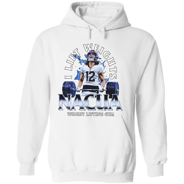 I Lift Weights Nacua Weight Lifting Gym Hoodie - Image 8