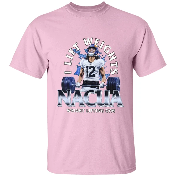 I Lift Weights Nacua Weight Lifting Gym Shirt - Image 3