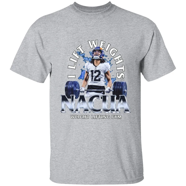 I Lift Weights Nacua Weight Lifting Gym Shirt - Image 9