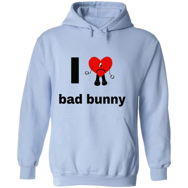 I Love Bad Bunny Hoodie - Image 4