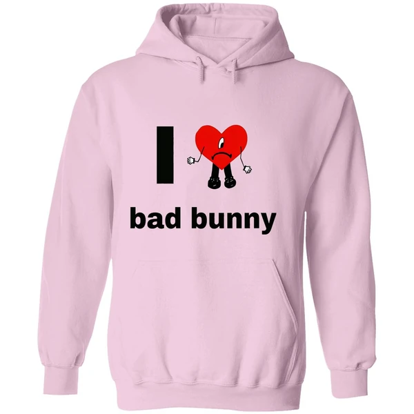 I Love Bad Bunny Hoodie - Image 5