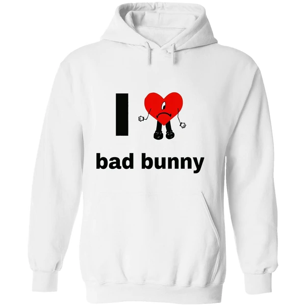 I Love Bad Bunny Hoodie - Image 8
