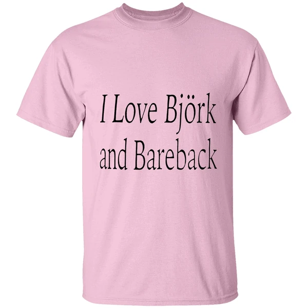 I Love Bjork And Bareback Shirt - Image 2