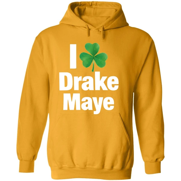 I Love Drake Maye Boston Celtics St Patricks Day Hoodie