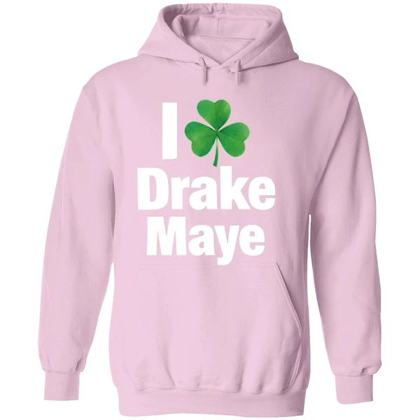 I Love Drake Maye Boston Celtics St Patricks Day Hoodie - Image 5