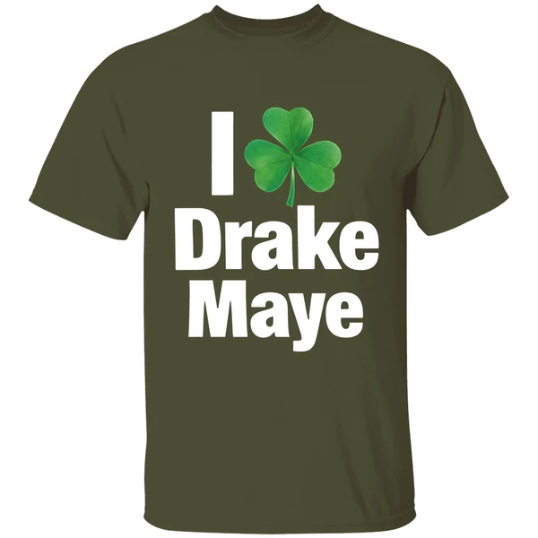 I Love Drake Maye Boston Celtics St Patricks Day Shirt - Image 4