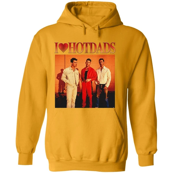I Love Hot Dads Jonas Brothers Photo Hoodie