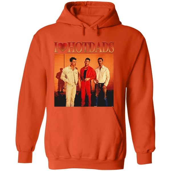 I Love Hot Dads Jonas Brothers Photo Hoodie - Image 6