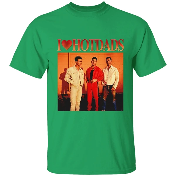I Love Hot Dads Jonas Brothers Photo Shirt - Image 8