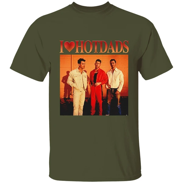 I Love Hot Dads Jonas Brothers Photo Shirt - Image 9