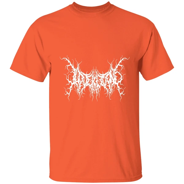 i love kittens metal shirt orange