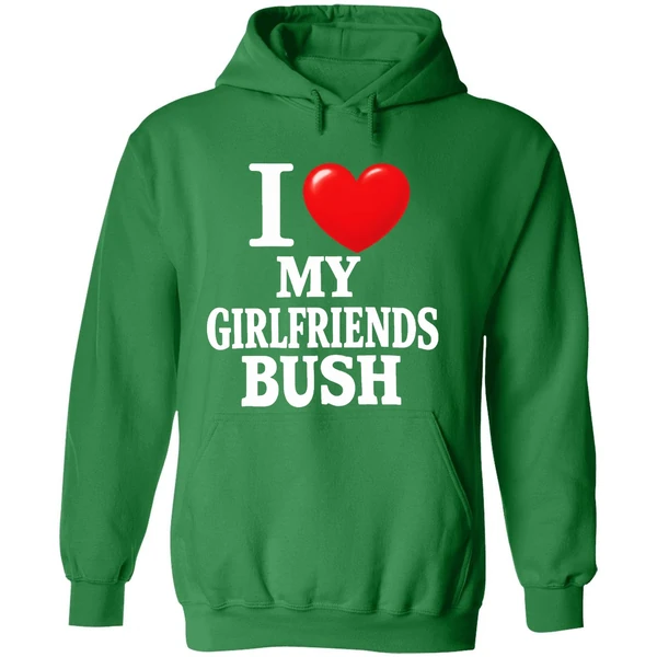 I Love My Girlfriends Bush Heart Hoodie - Image 2