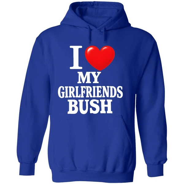 I Love My Girlfriends Bush Heart Hoodie - Image 7