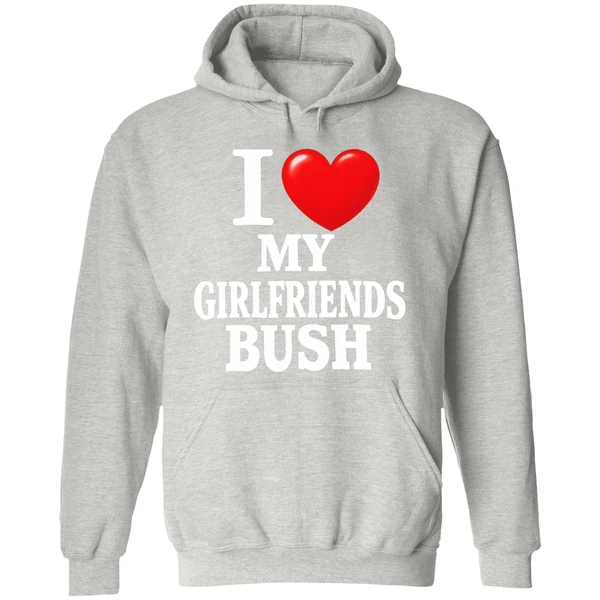 I Love My Girlfriends Bush Heart Hoodie - Image 9