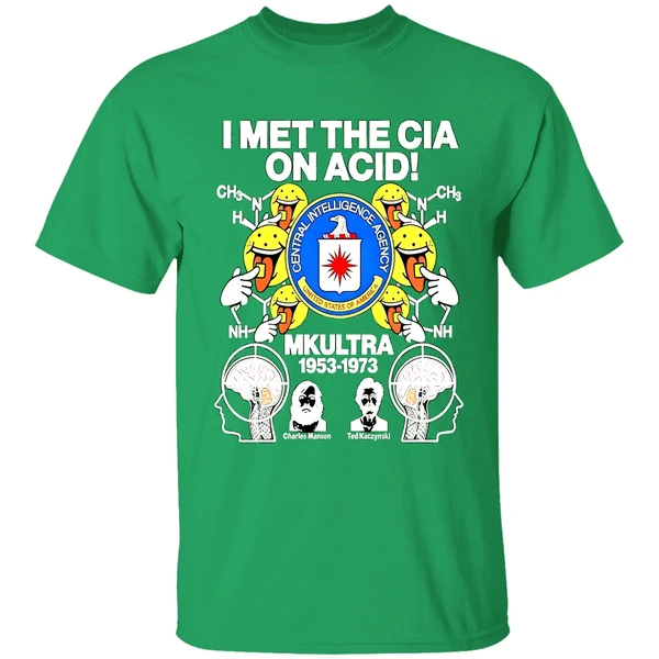 I Met The Cia On Acid Mkultra Central Intelligence Agency Shirt - Image 8