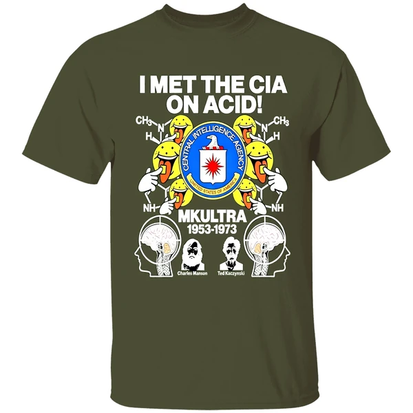 I Met The Cia On Acid Mkultra Central Intelligence Agency Shirt - Image 3