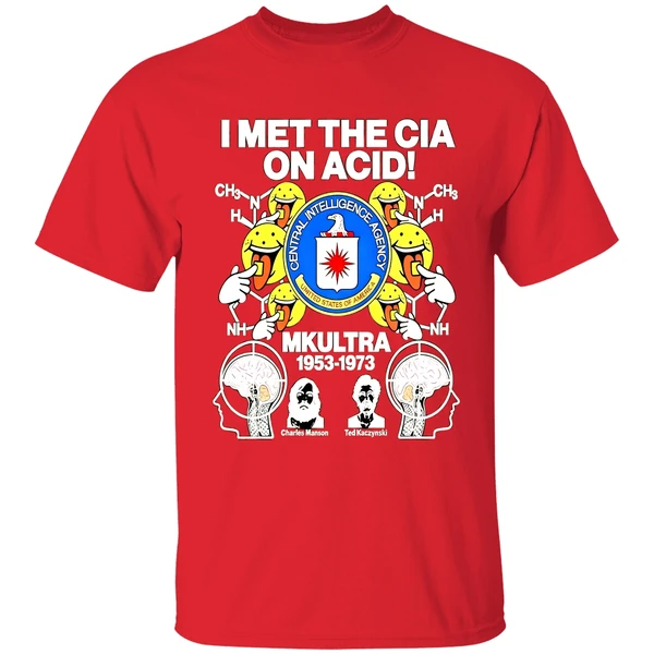 I Met The Cia On Acid Mkultra Central Intelligence Agency Shirt - Image 6