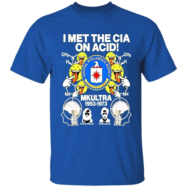 I Met The Cia On Acid Mkultra Central Intelligence Agency Shirt - Image 7
