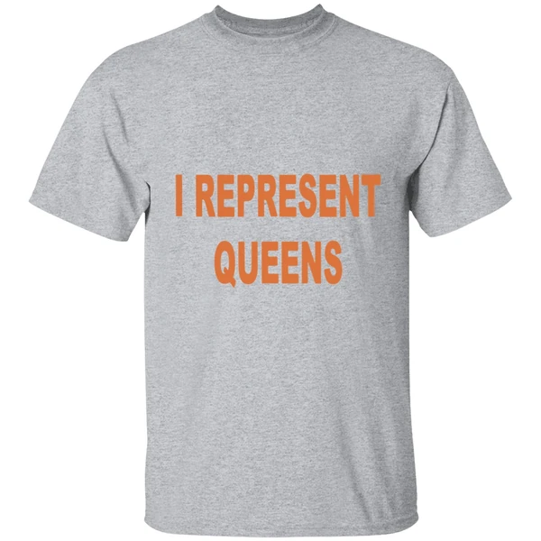 i represent queens shirt sportgrey