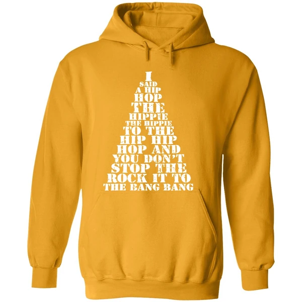 I Said A Hip Hop The Hippie The Hippie To The Hip Hip Hop Christmas Tree Hoodie