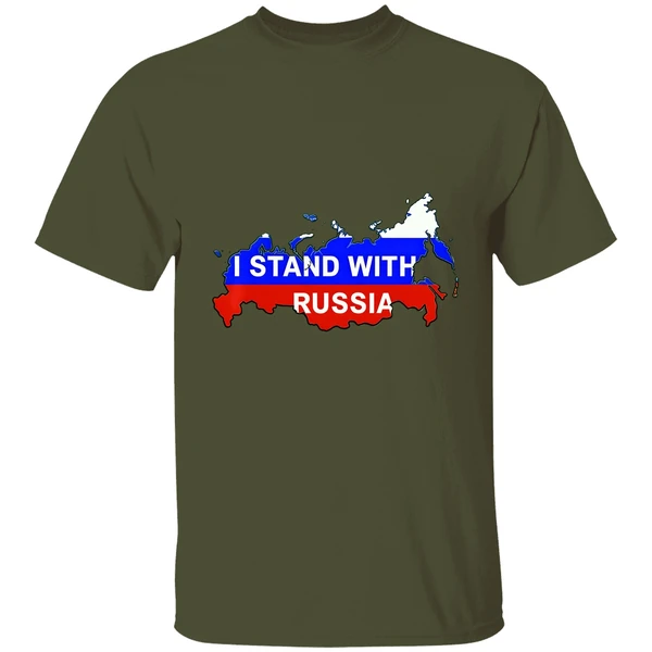 I Stand With Russia Support Russia Russian Flag Peace Ukraine Shirt - Image 3