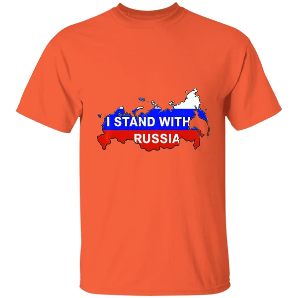 I Stand With Russia Support Russia Russian Flag Peace Ukraine Shirt - Image 5