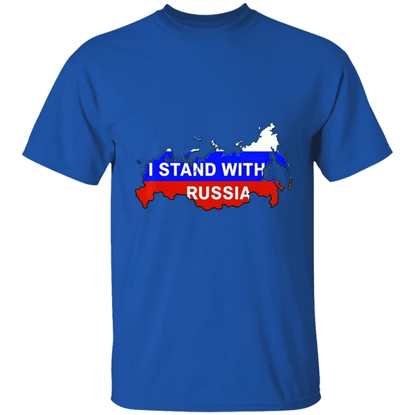 I Stand With Russia Support Russia Russian Flag Peace Ukraine Shirt - Image 7