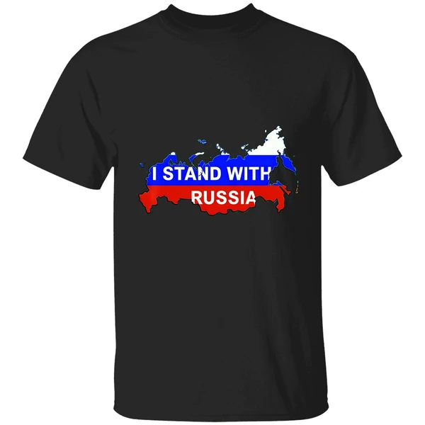 I Stand With Russia Support Russia Russian Flag Peace Ukraine Shirt - Image 9