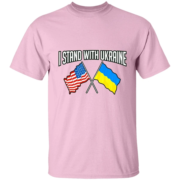 I Stand With Ukraine America Flag Shirt I Stand With Ukraine America Flag Shirt