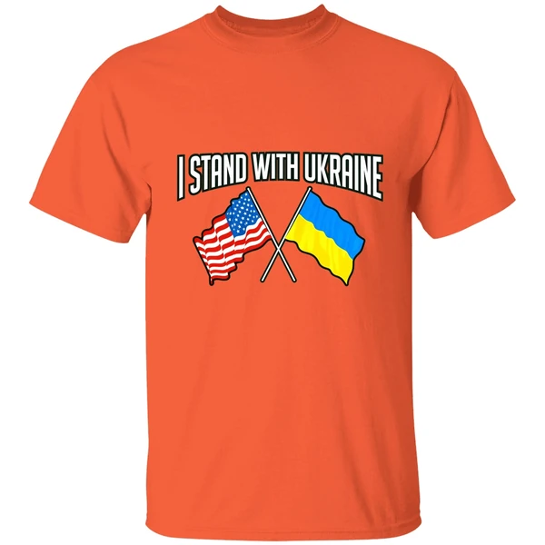 I Stand With Ukraine America Flag Shirt - Image 5