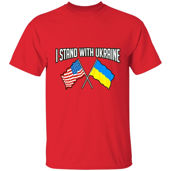 I Stand With Ukraine America Flag Shirt - Image 6