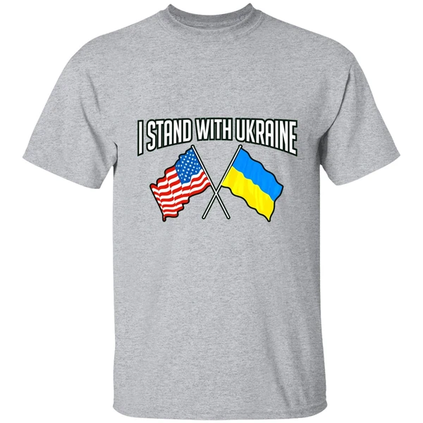 I Stand With Ukraine America Flag Shirt - Image 8