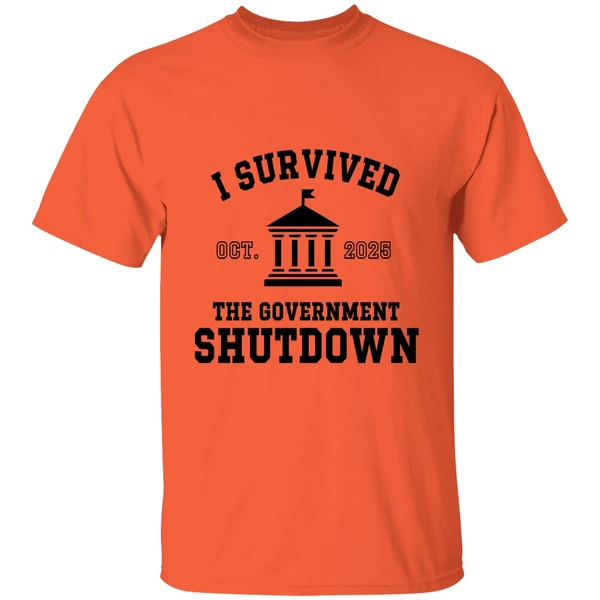 I Survived Government Shutdown 2025 October 2025 Shirt - Image 5