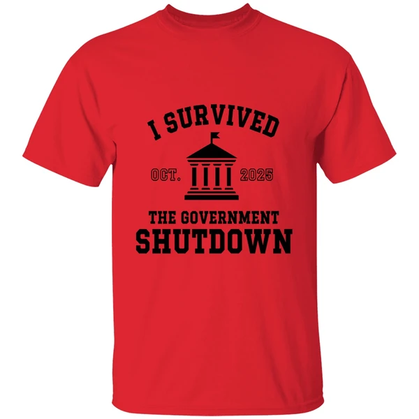 I Survived Government Shutdown 2025 October 2025 Shirt - Image 6