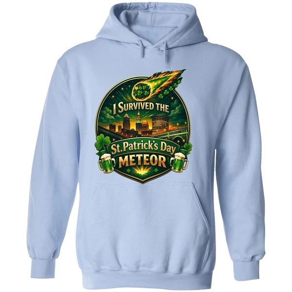 I Survived The St Patricks Day Meteor 2026 Hoodie - Image 4