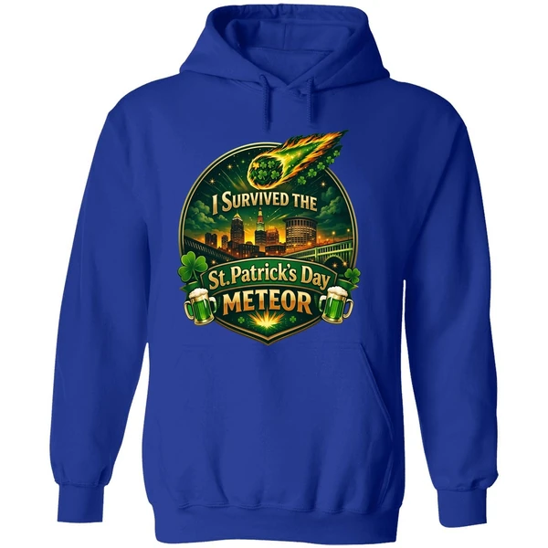 I Survived The St Patricks Day Meteor 2026 Hoodie - Image 7