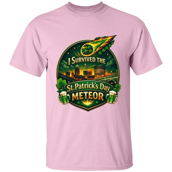 I Survived The St Patricks Day Meteor 2026 Shirt - Image 3