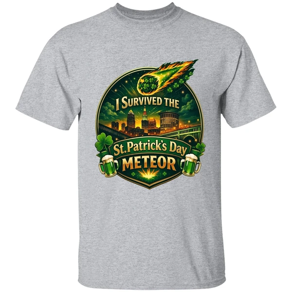 I Survived The St Patricks Day Meteor 2026 Shirt - Image 9