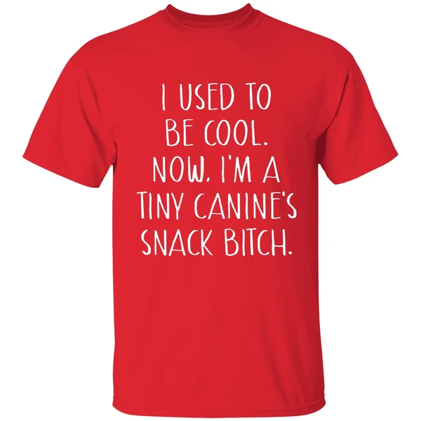 I Used To Be Cool Now Im A Tiny Canines Snack Bitch Shirt - Image 6