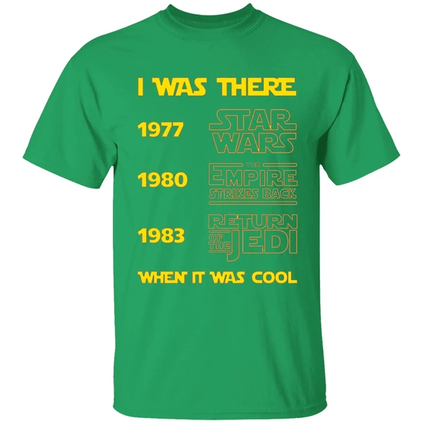 I Was There 1977 1980 1983 When It Was Cool Star Wars Shirt - Image 2