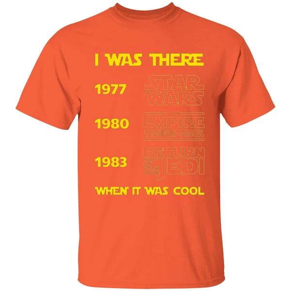 I Was There 1977 1980 1983 When It Was Cool Star Wars Shirt - Image 6