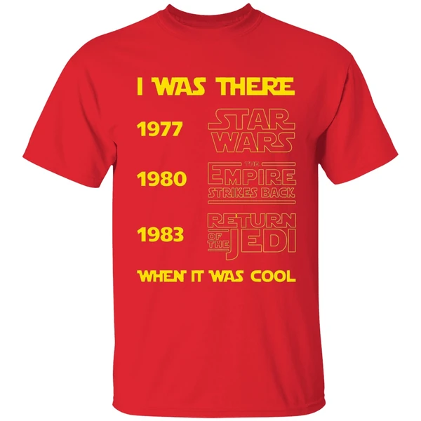 I Was There 1977 1980 1983 When It Was Cool Star Wars Shirt - Image 7