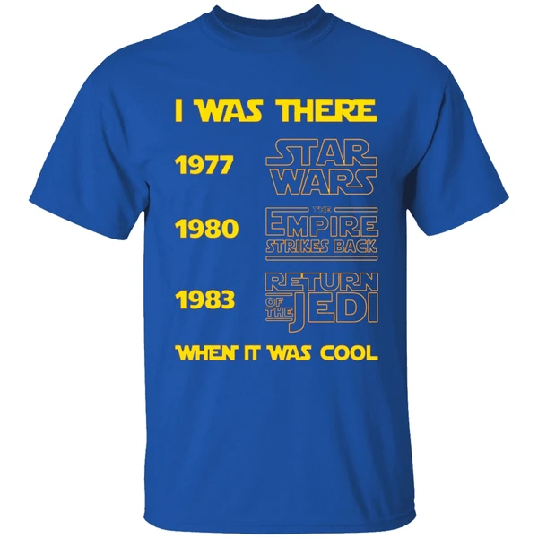 I Was There 1977 1980 1983 When It Was Cool Star Wars Shirt - Image 8