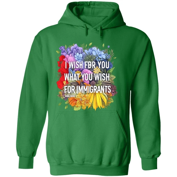 I Wish For You What You Wish For Immigrants Hoodie - Image 2