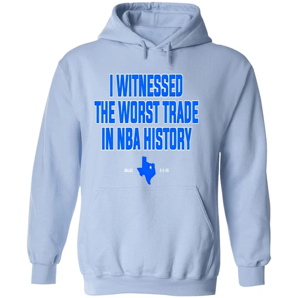 I Witnessed The Worst Trade In Nba History Hoodie - Image 4