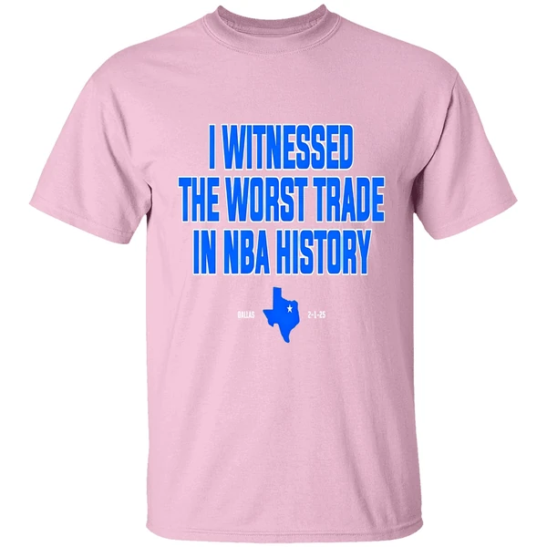 I Witnessed The Worst Trade In Nba History Shirt - Image 2